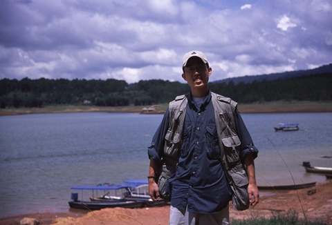 Me by the lake in Da Lat, Vietnam. 2002.
