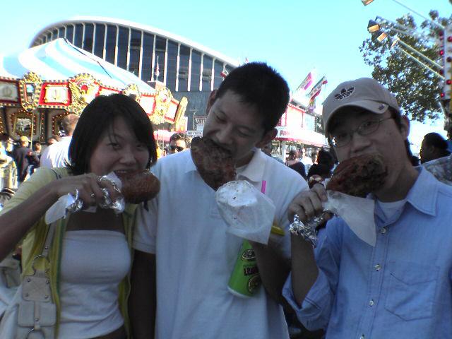 going to state fair == eating turkey legs