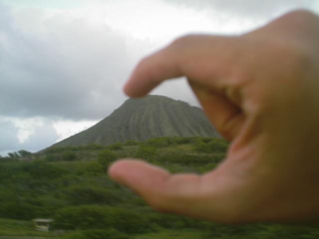 Hawaiian mountains aren't that big.